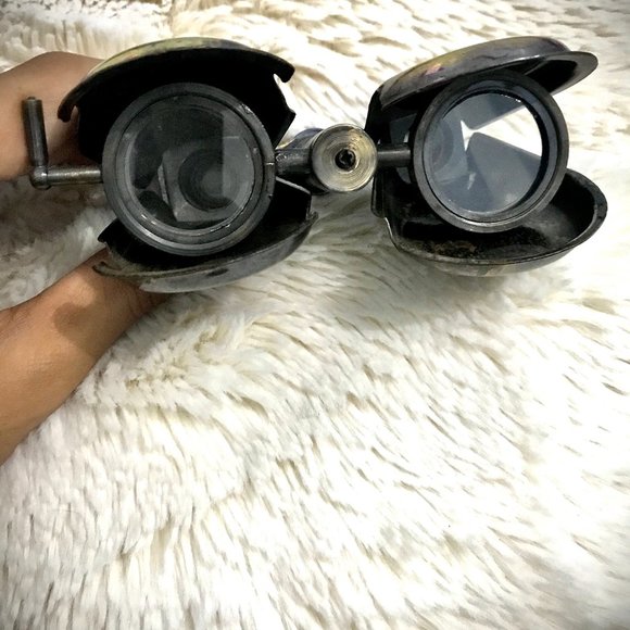 Urgent Sale,Nautical Vintage Antique Brass Binocular Spyglass telescope - Picture 6 of 6